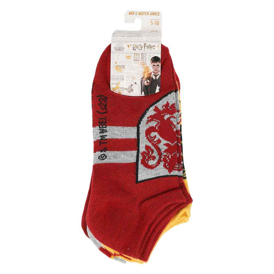 Harry Potter Gryffindor Crest 5-Pack Ankle Socks