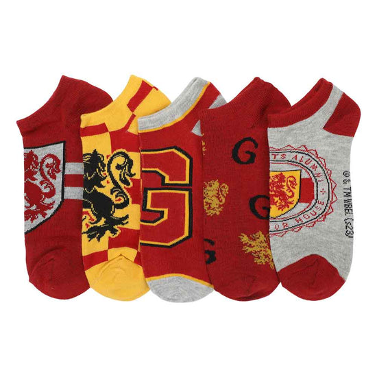 Harry Potter Gryffindor Crest 5-Pack Ankle Socks