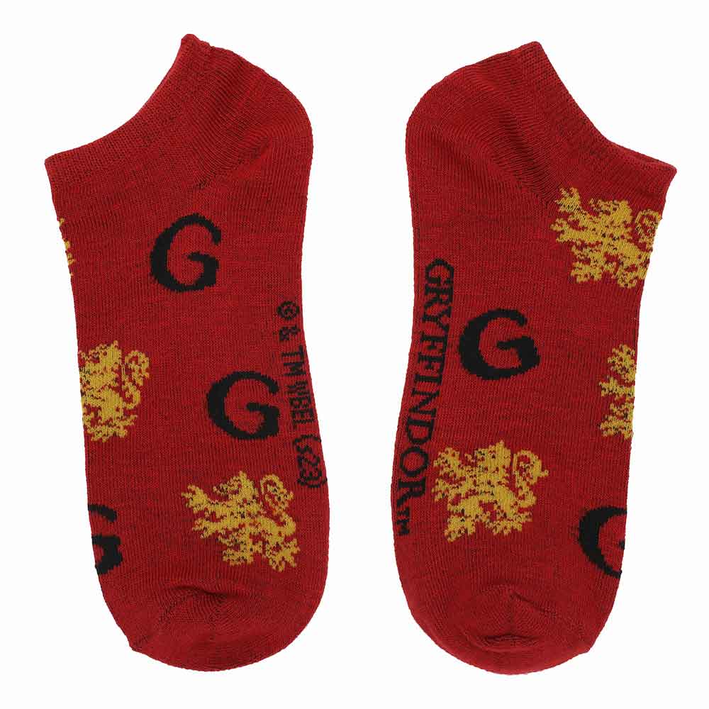 Harry Potter Gryffindor Crest 5-Pack Ankle Socks