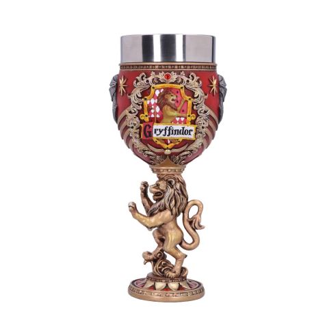 Harry Potter Gryffindor Crest Collectible Sculpted Goblet by Nemesis Now