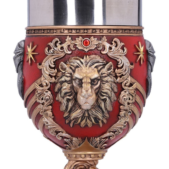 Harry Potter Gryffindor Crest Collectible Sculpted Goblet by Nemesis Now