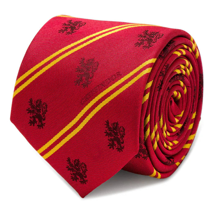 Harry Potter Gryffindor Pinstripe Silk Necktie