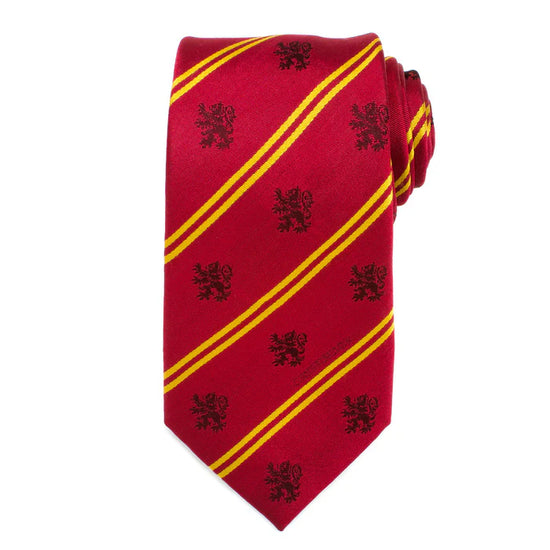 Harry Potter Gryffindor Pinstripe Silk Necktie