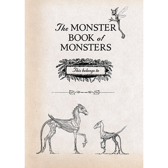 Harry Potter Monster Book of Monsters Hardcover Journal