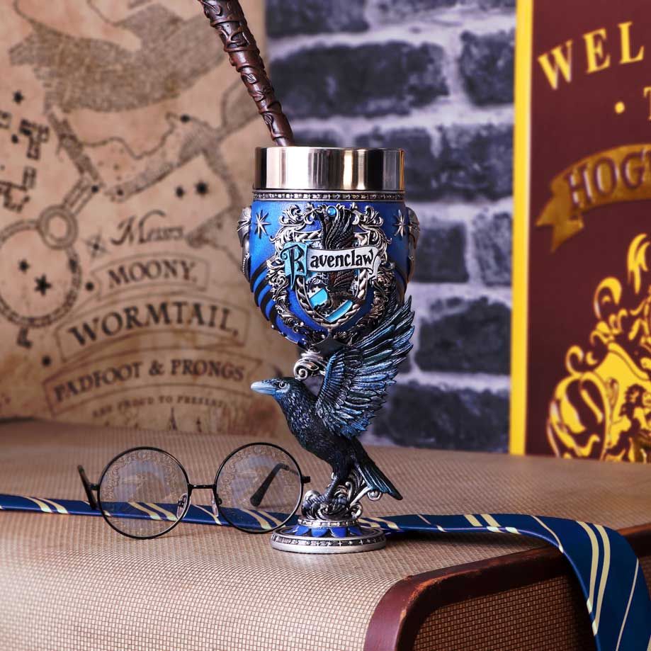 Harry Potter Ravenclaw Crest Collectible Sculpted Goblet by Nemesis Now