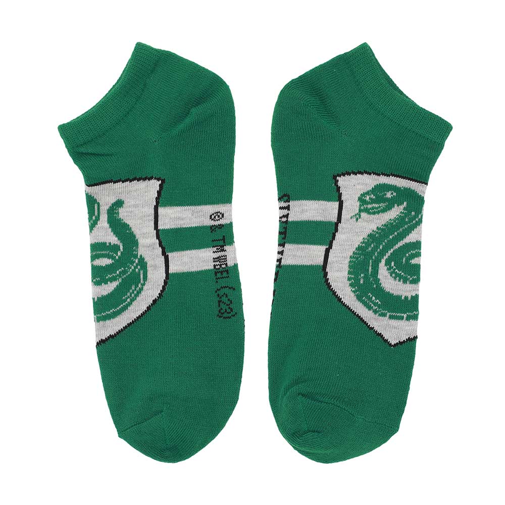 Harry Potter Slytherin Crest 5-Pack Ankle Socks