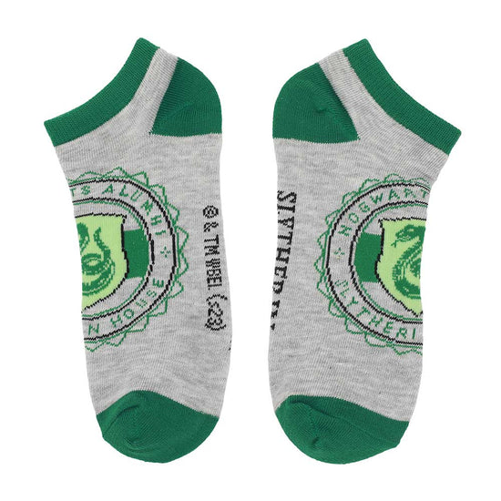 Harry Potter Slytherin Crest 5-Pack Ankle Socks