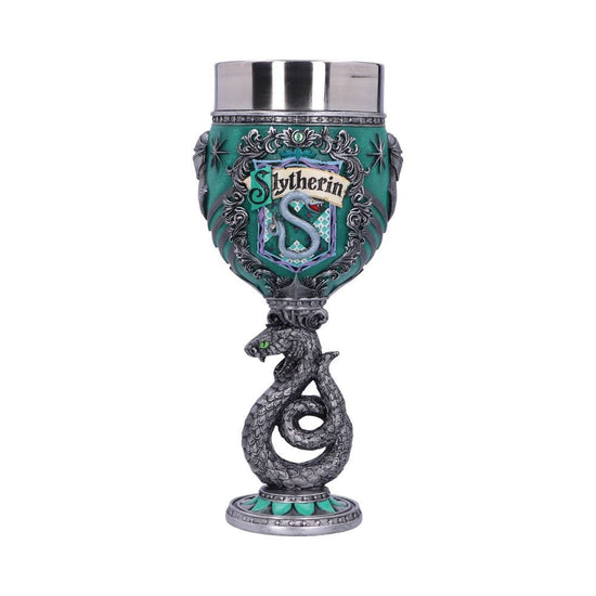 Harry Potter Slytherin Crest Collectible Sculpted Goblet by Nemesis Now