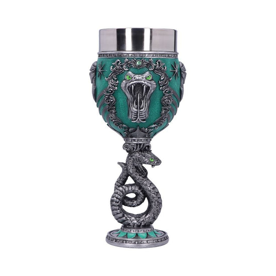 Harry Potter Slytherin Crest Collectible Sculpted Goblet by Nemesis Now