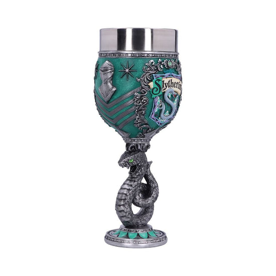 Harry Potter Slytherin Crest Collectible Sculpted Goblet by Nemesis Now