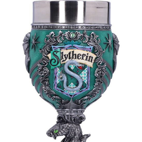 Harry Potter Slytherin Crest Collectible Sculpted Goblet by Nemesis Now