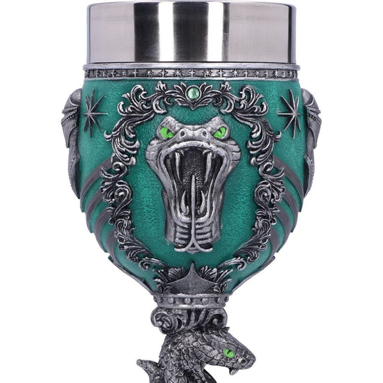 Harry Potter Slytherin Crest Collectible Sculpted Goblet by Nemesis Now