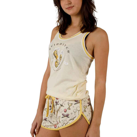 Harry Potter The Golden Snitch Tank Top and Shorts Sleep Set