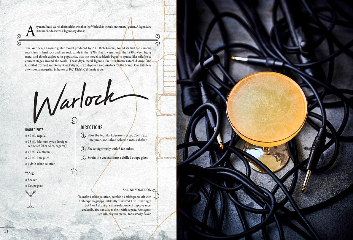 Heavy Metal Cocktails Recipe Book