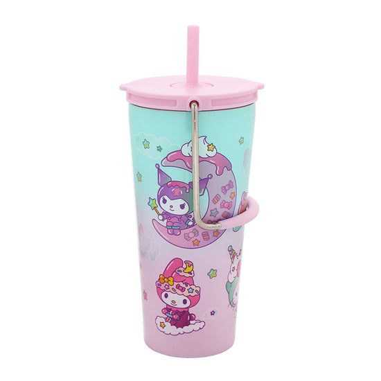 Hello Kitty 20 oz Stainless Steel Tumbler with Handle – Cute, Durable, and Ready to Go!