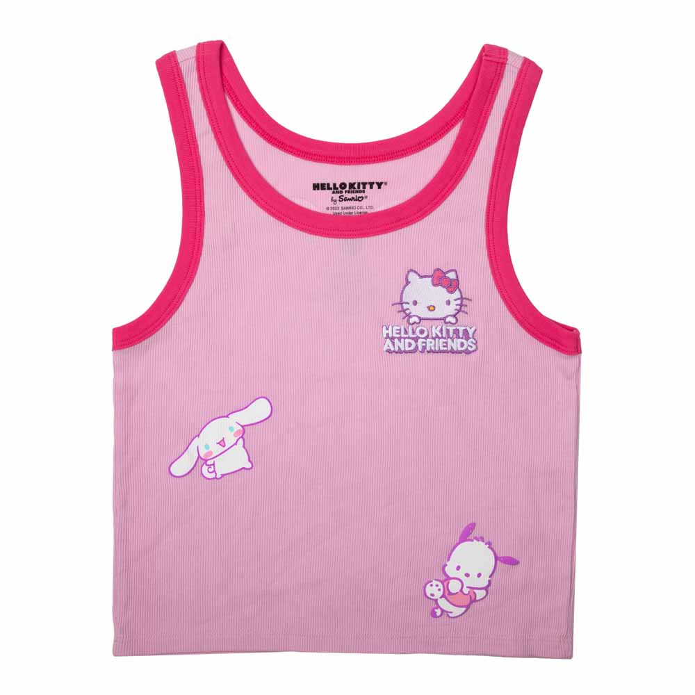 Hello Kitty and Friends Patches Sanrio Tank Top