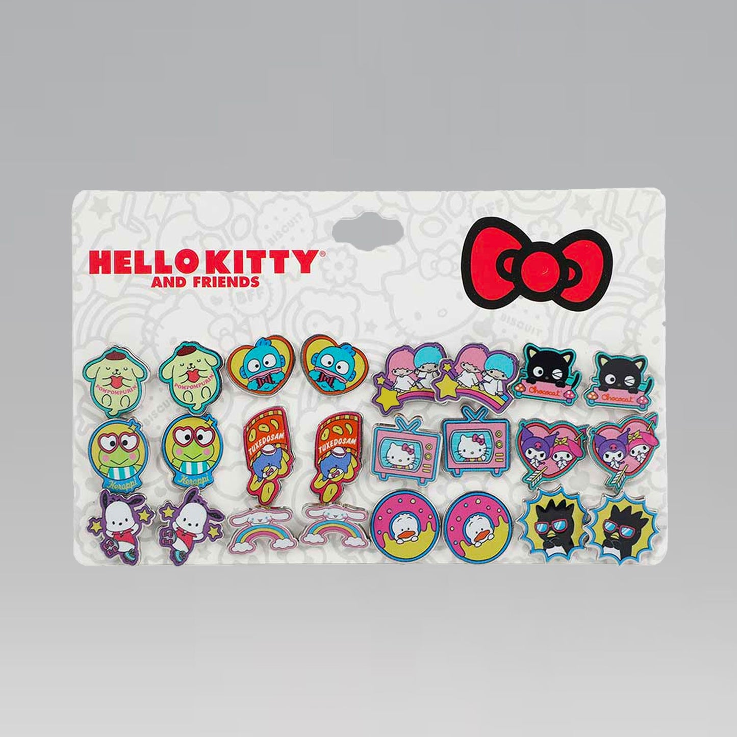 Hello Kitty Character Rainbow Women's Sleep Set, Multicolored