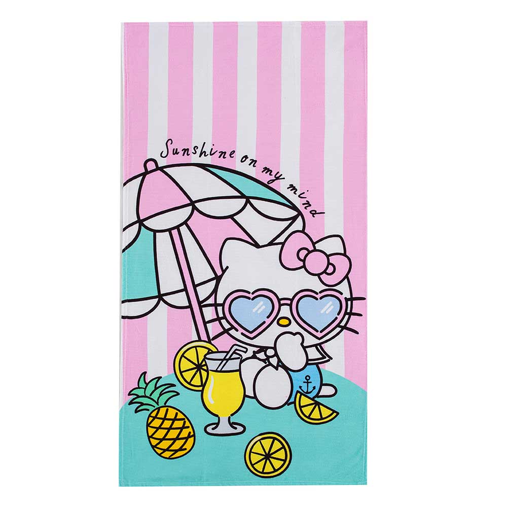 Hello Kitty Beach Umbrella Beach Towel
