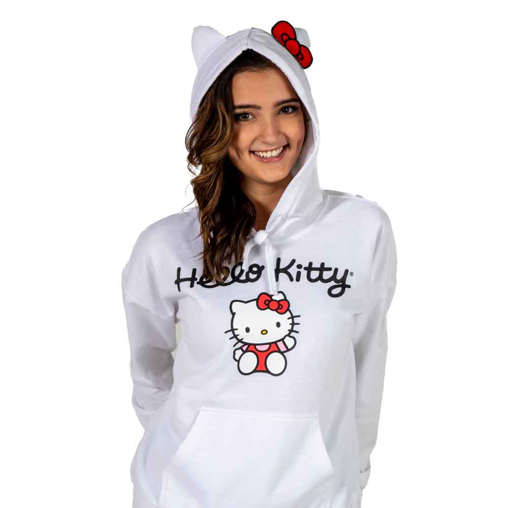 Hello Kitty Character Cosplay Pullover Hoodie