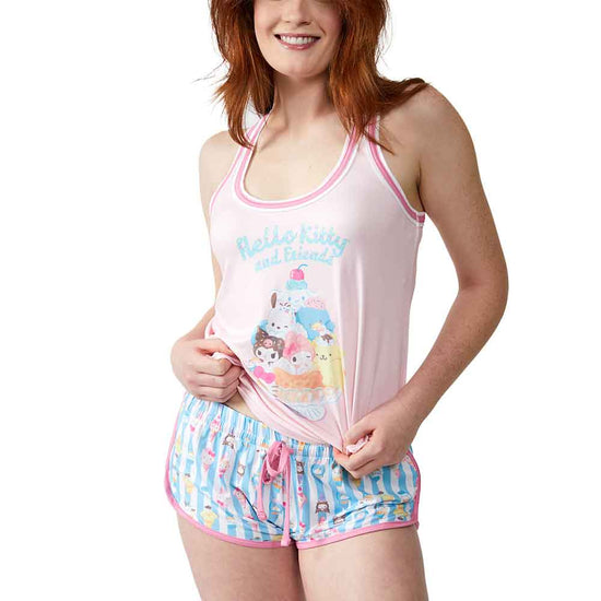 Hello Kitty & Friends Tank Top and Shorts Sleep Set