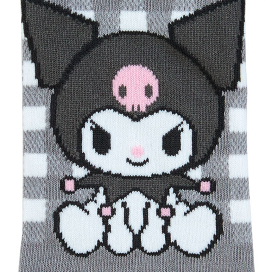 Kuromi Gingham Sanrio Women's Ankle Socks