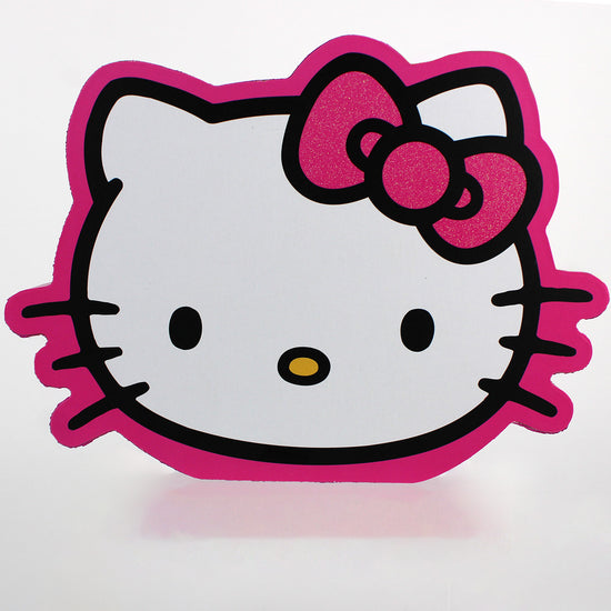 Hello Kitty Glittery Block Sign