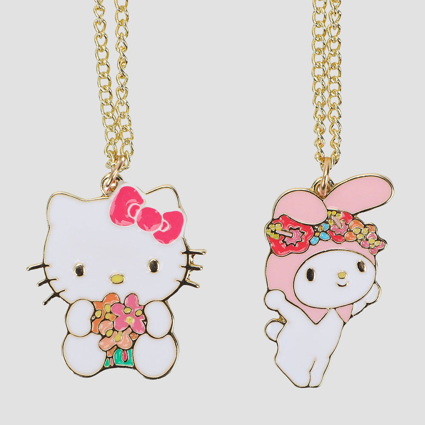 Hello Kitty & My Melody (Sanrio) Friendship Necklace Set