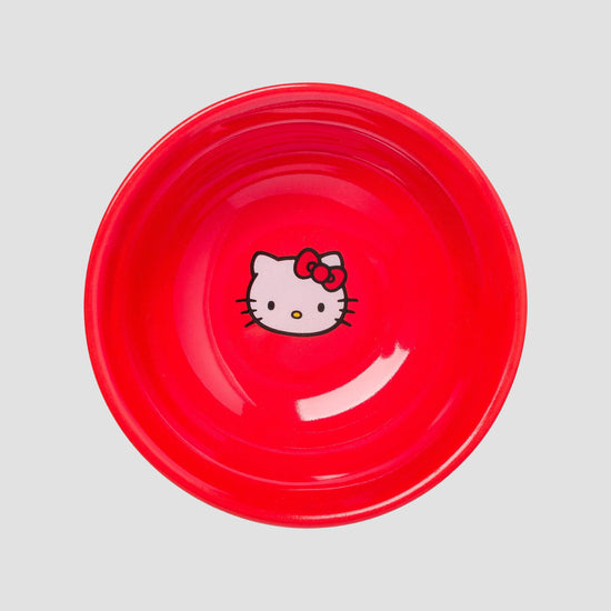 Hello Kitty Red Ceramic Sushi Plate Set