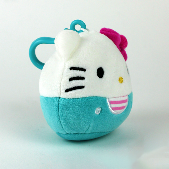 Hello Kitty Sanrio Squishmallows Plush Keychain