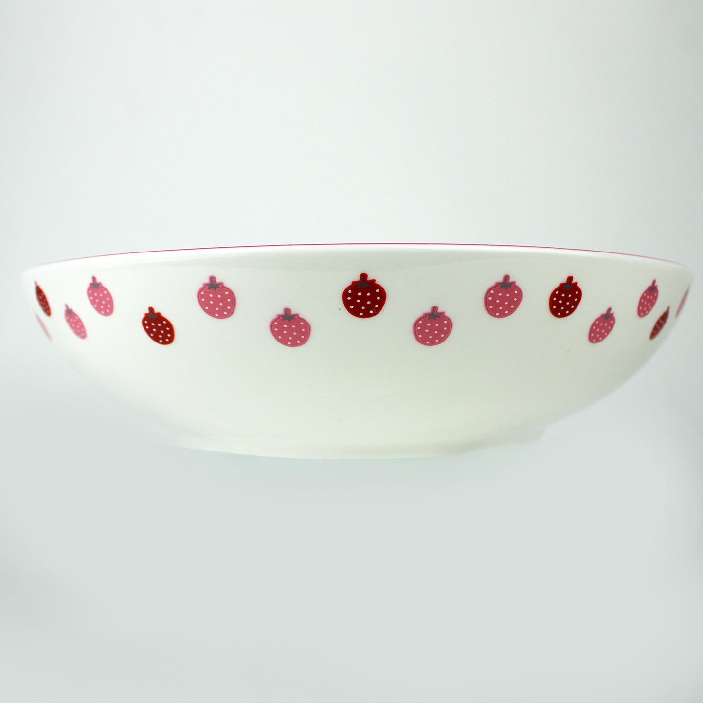 Hello Kitty Strawberry Milk 9" Ceramic Bowl