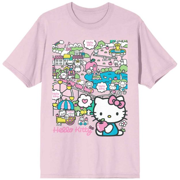 Hello Kitty Town Photo Unisex Shirt