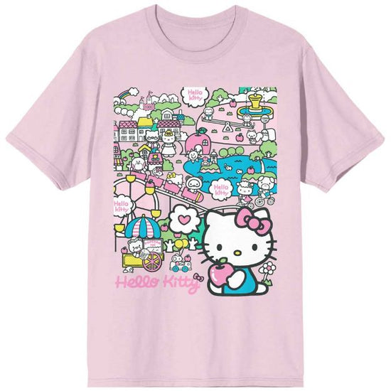 Hello Kitty Town Photo Unisex Shirt