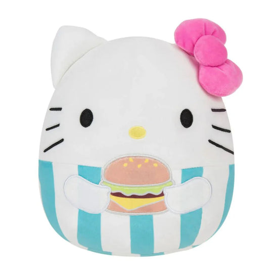 Hello Kitty with Burger Sanrio Squishmallows 8" Plush