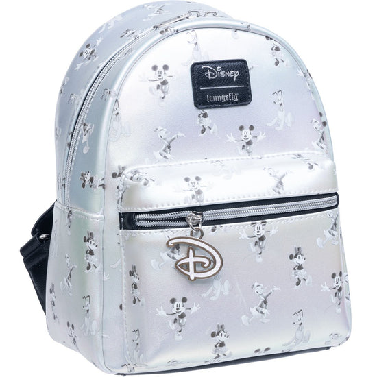 Heritage Sketch (Disney 100) EE Exclusive Iridescent Mini Backpack by Loungefly