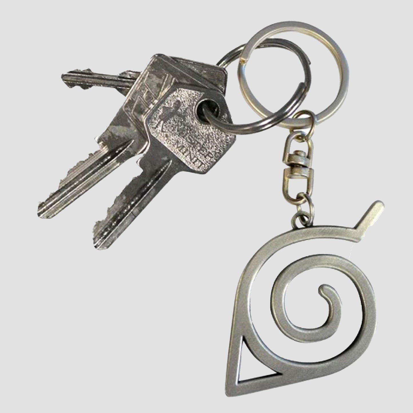 Naruto Hidden Leaf Village Symbol Metal Keychain