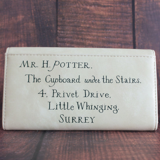 Hogwarts Acceptance Letter Envelope (Harry Potter) Faux Leather Wallet