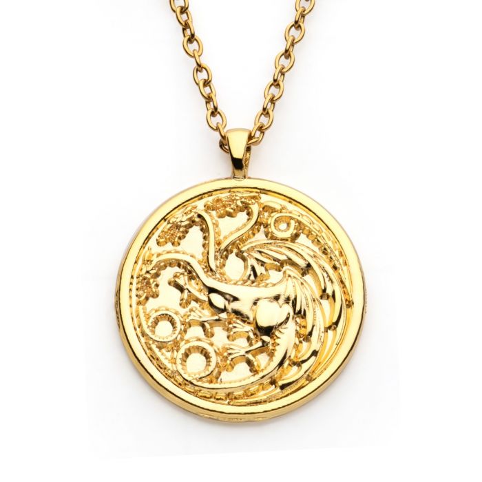 Game of Thrones House of the Dragon Targaryen Crest Pendant Necklace ...