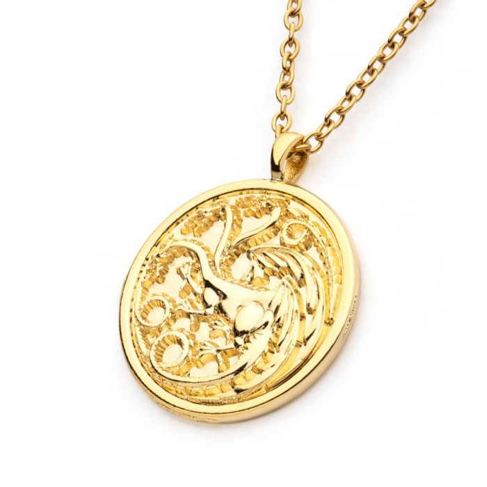 Game of Thrones House of the Dragon Targaryen Crest Pendant Necklace