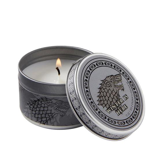 Game of Thrones House Stark Scented Metal Tin Candle
