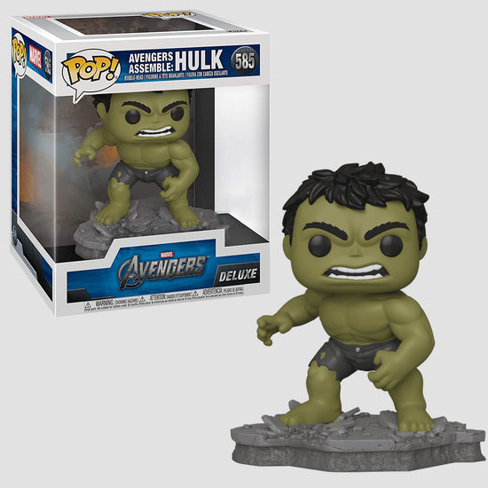 Load image into Gallery viewer, Hulk (Avengers Assemble) Marvel Deluxe Funko Pop!
