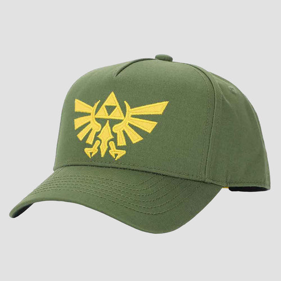 Hyrule Crest (Legend of Zelda) Green Embroidered Precurve Hat