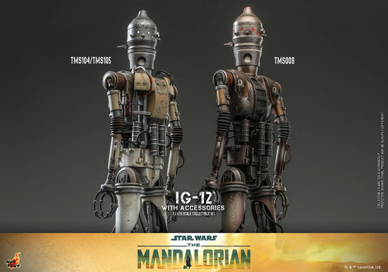 *Pre-Order* IG-12 & Grogu (With Accessories Edition) Star Wars: The Mandalorian 1:6 Hot Toys Figure Set