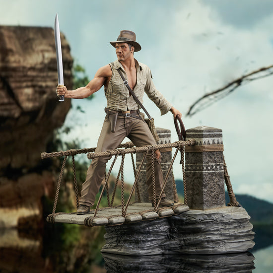 Indiana Jones "Bridge Escape" Gallery Statue