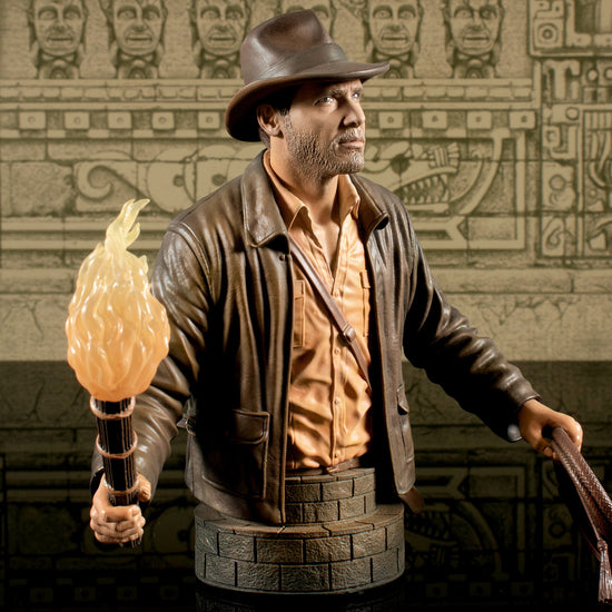 Indiana Jones (Raiders of the Lost Ark) Sepia 2023 San Diego Exclusive 1:6 Scale Resin Mini Bust