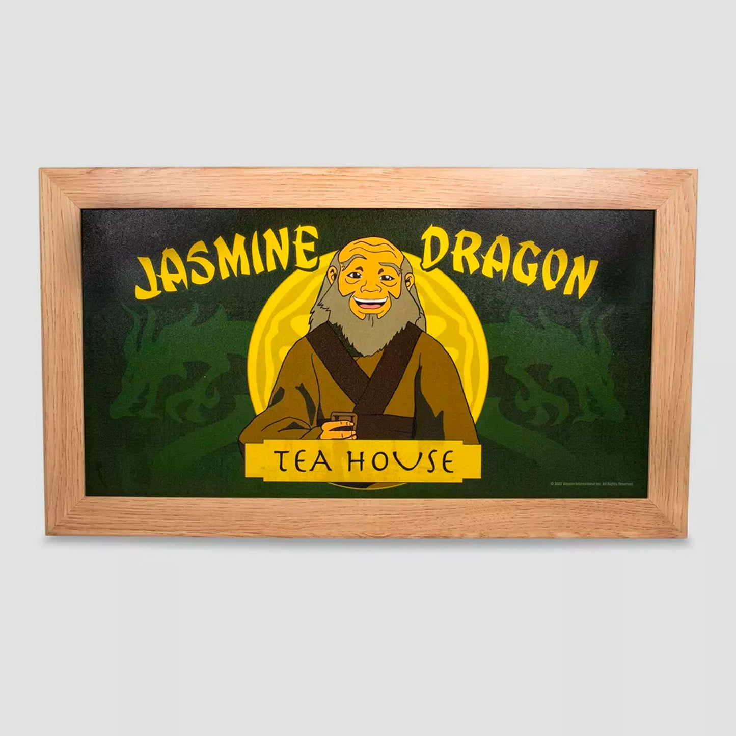 Load image into Gallery viewer, Iroh (Avatar: The Last Airbender) Jasmine Dragon Tea House Wall Sign
