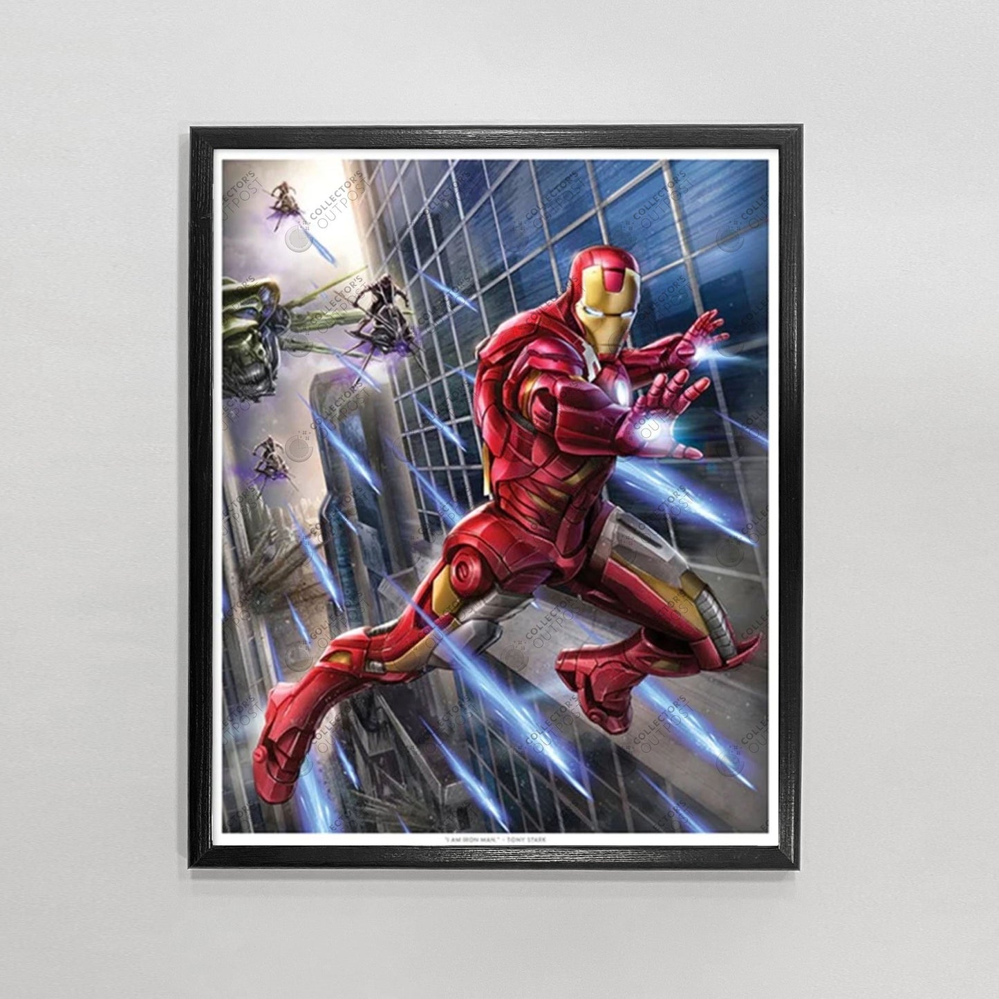 Thomas Kinkade Studios - Iron Man - Art Prints Satin Black (Art Print)