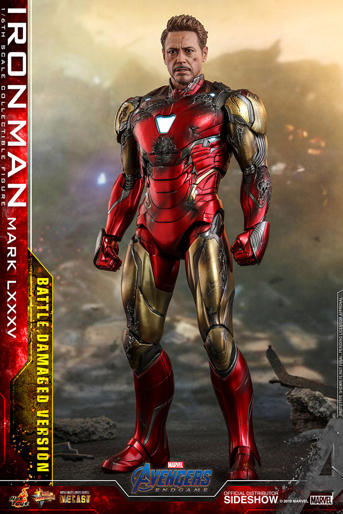 Iron Man Mark LXXXV (Battle Damaged Version) Special Edition 1/6 Scale Figure by Hot Toy