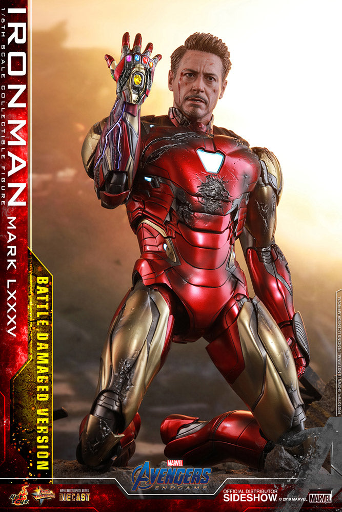 Iron Man Mark LXXXV (Battle Damaged Version) Special Edition 1/6 Scale Figure by Hot Toy