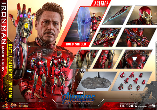 Iron Man Mark LXXXV (Battle Damaged Version) Special Edition 1/6 Scale Figure by Hot Toy