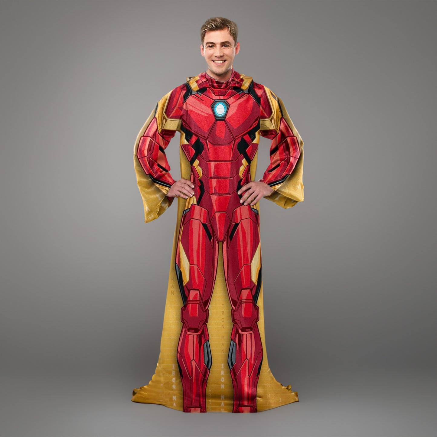 Iron Man (Marvel) Avengers Wearable Blanket With Sleeves